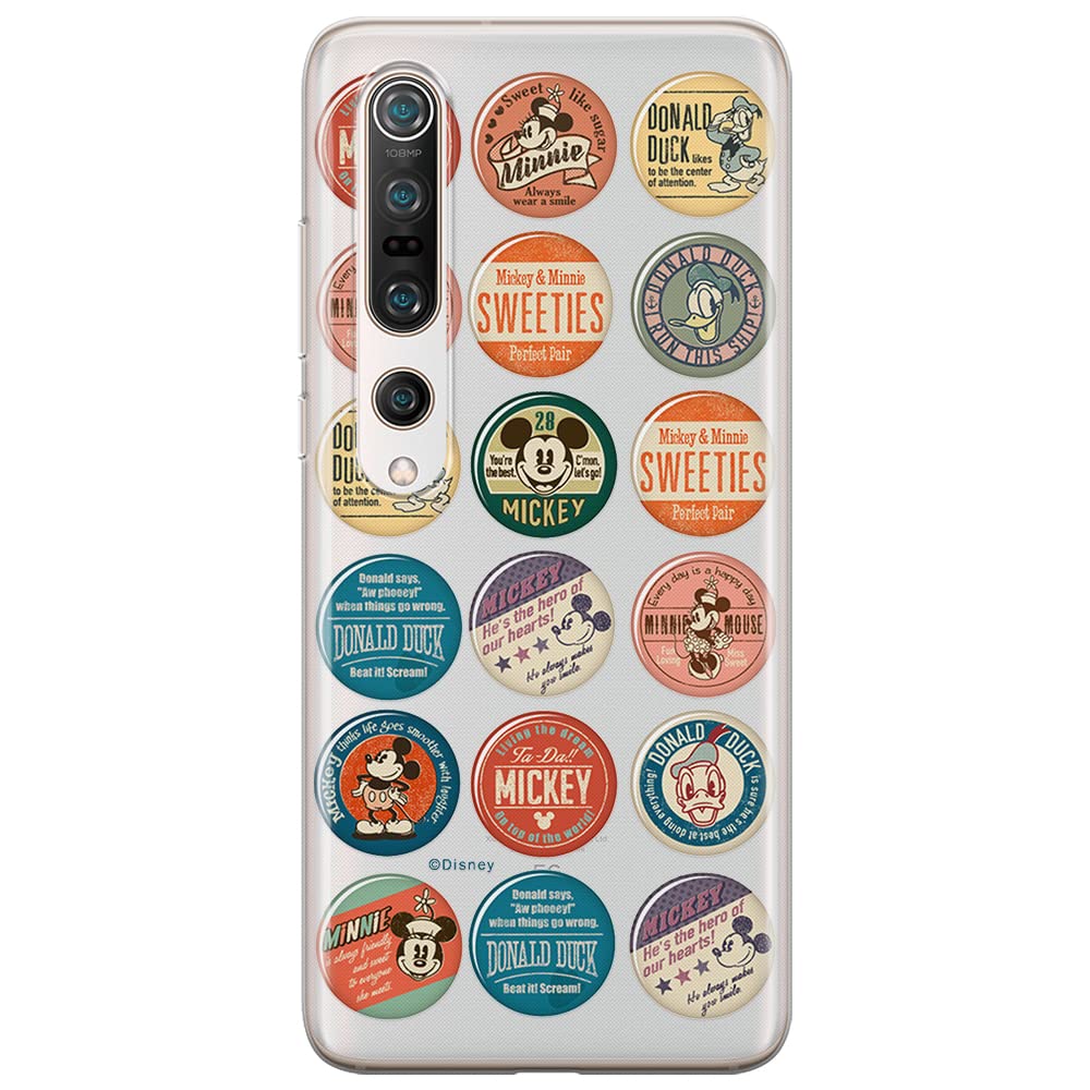ERT GROUP mobile phone case for Xiaomi MI 10 / MI 10 PRO original and officially Licensed Disney pattern Mickey & Friends 003 optimally adapted to the shape of the mobile phone, partially transparent