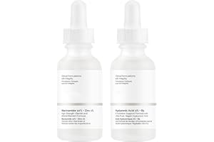 AYILIAN The'Ordinary' Niacinamide Serum and Hyaluronic Acid Serum for Face: Advanced Facial Care Bundle