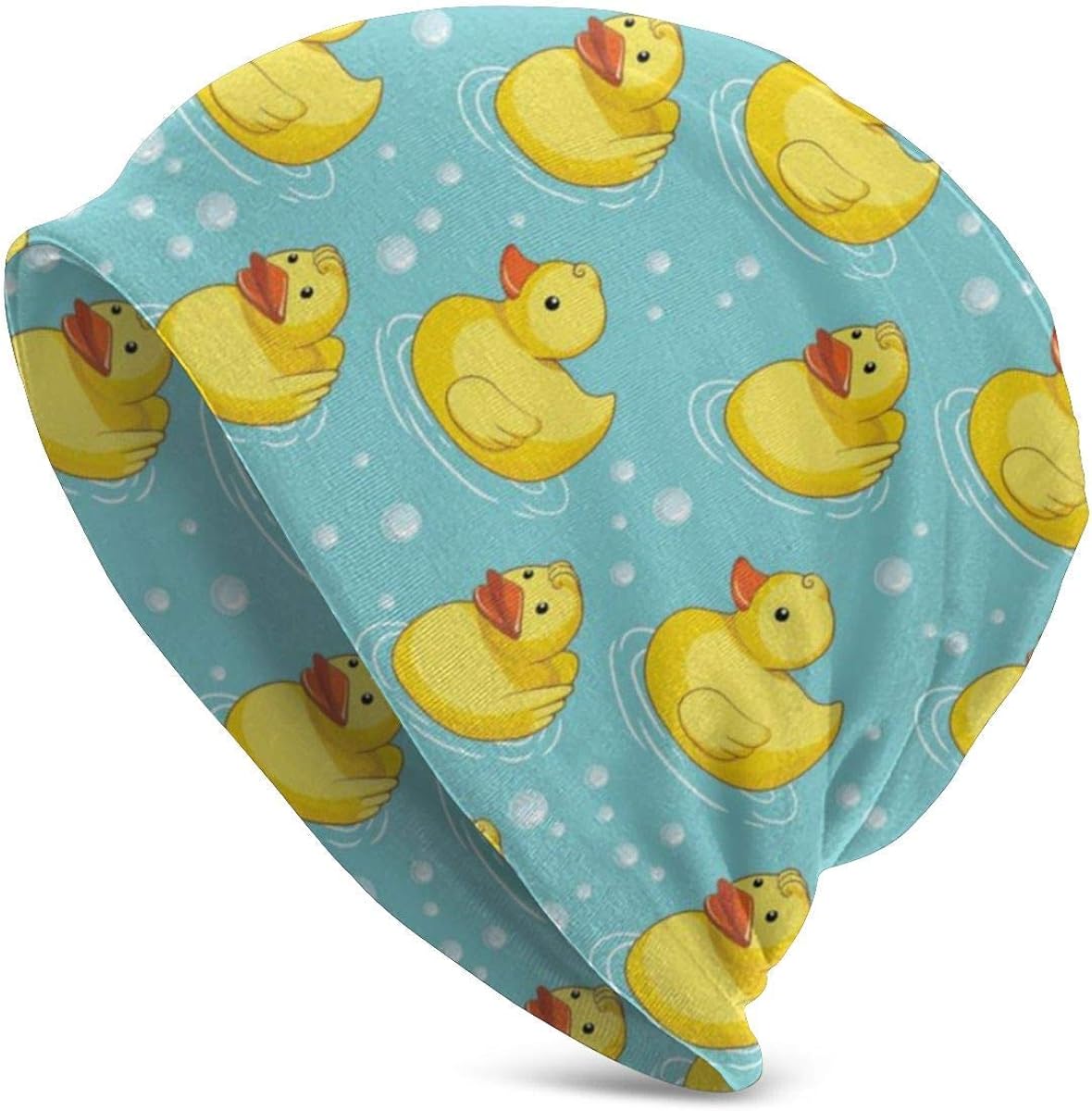 Cute Rubber Duck with Bubble Winter Summer Warm Slouchy Cuff Adult