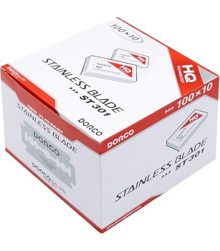 Amazon.com: Dorco ST301 Platinum Extra Double Edge Razor Blades