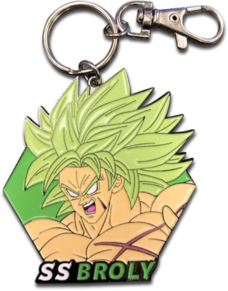 dragon ball super broly keychain