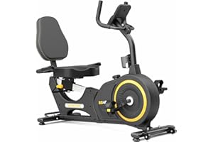 VANSWE Recumbent Exercise Bike, Recumbent Stationary Bikes for Home 400 LBS Weight Capacity, Exercise Bike for Home Seniors with Smart App and Bluetooth Connectivity, LED Display, Pulse Handle