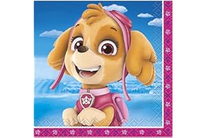 Unique Girl Paw Patrol Beverage Napkins, 16Ct