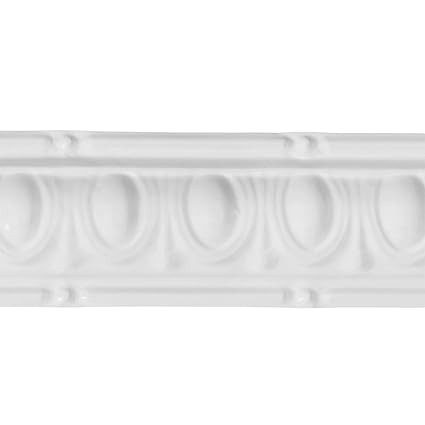 Amazon Com Great Lakes Tin Huron Matte White 48in Crown Molding