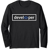 Web Developer Coding Full Stack Programmer Long Sleeve T-Shirt