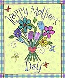 Mother's Day Bouquet House Flag Butterfly Spring Floral Mom Decorative 28