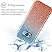 Galaxy S8 Plus Case,Samsung S8 Plus Case,Galaxy S8+ Case, BENTOBEN Sparkly Gradual Colorful 3 in 1 Shockproof Hybrid Hard PC Soft TPU Protective Case for Samsung Galaxy S8 Plus 6.2 inch,Rose Gold/Blue