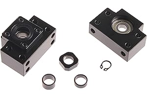 GUWANJI 1set BK12 BF12 Fixed Floated Ball Screw for SFU1605 End Supports Bearing Mounts