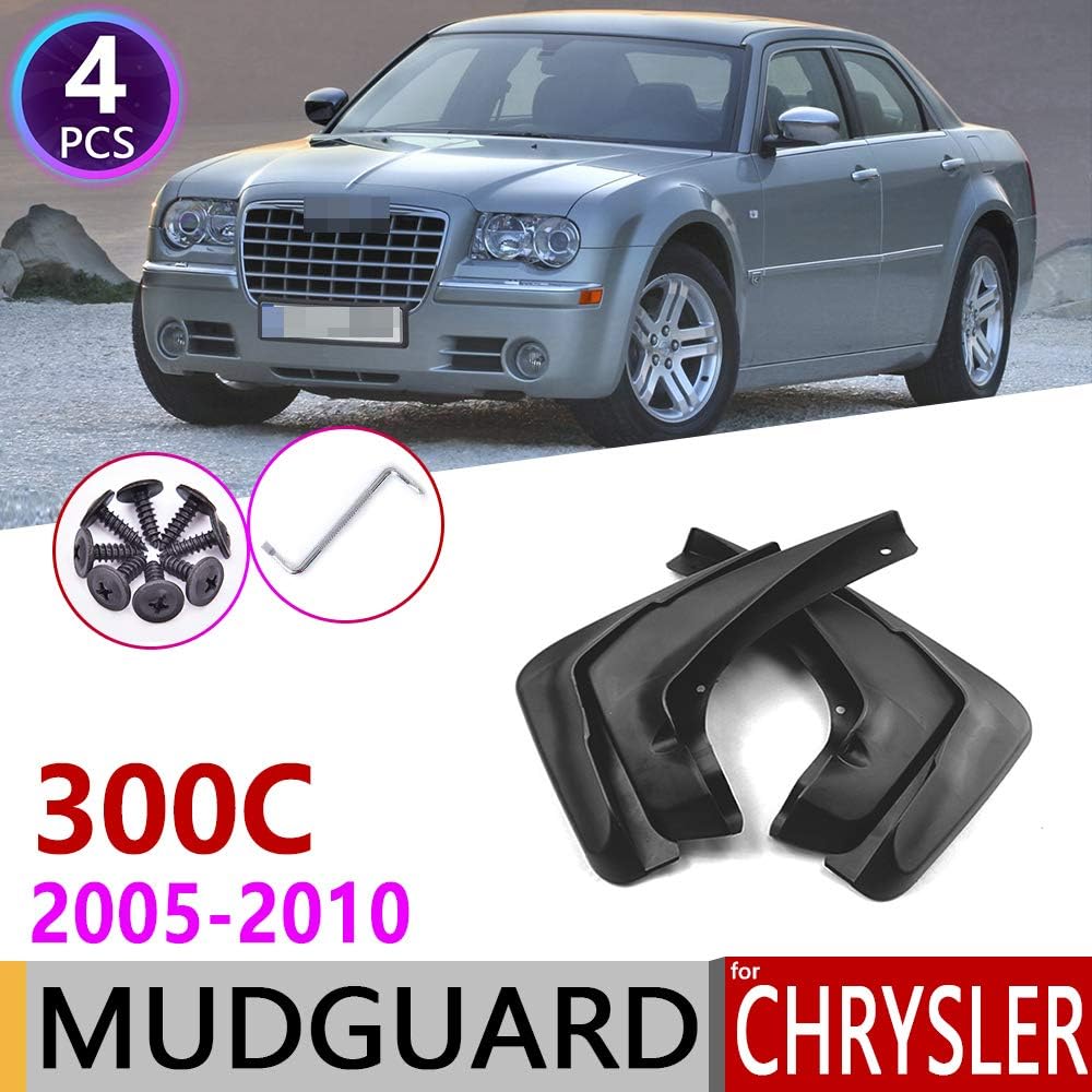 HZHAOWEI ,For Front Rear Car Mudflap,for Chrysler 300C 300 C 2005~2010 Fender Mud Guard Splash Flaps Mudguards Accessories 2006 2007 2008 2009