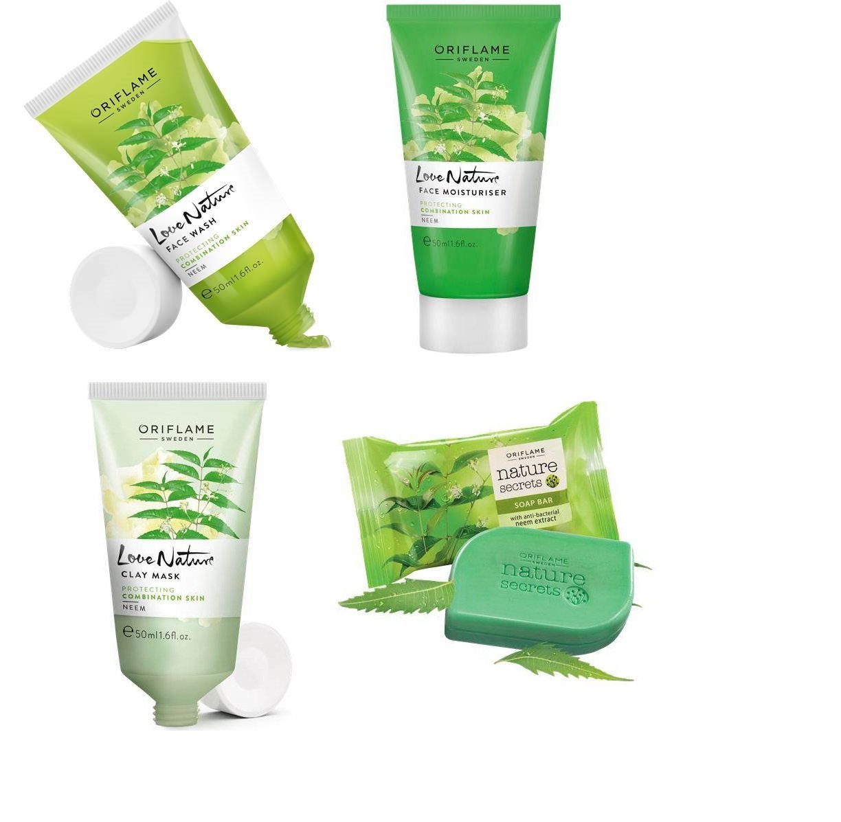 oriflame neem face wash