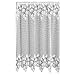 Heritage Lace Woodland 60-Inch Wide by 63-Inch Drop Panel, White
