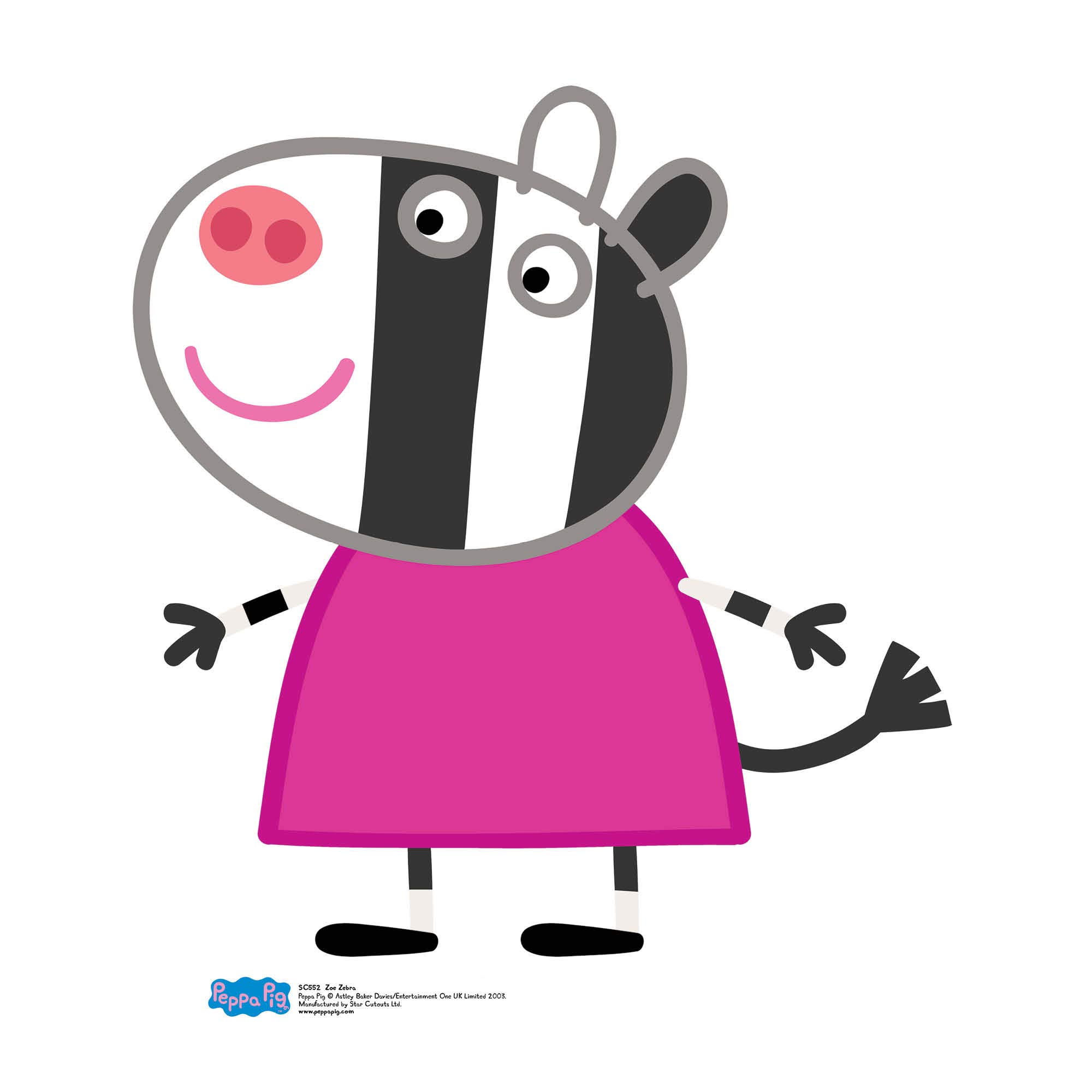 Star Cutouts Cut Out of Zoe Zebra