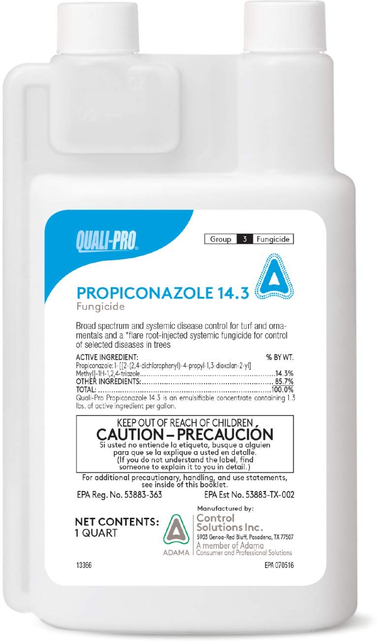 Quali-Pro 83013366 Propiconazole 14.4 Fungicide, 32oz, White Image