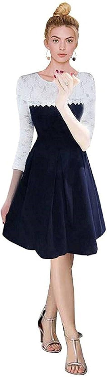 saryu women's crepe round sleeves dress