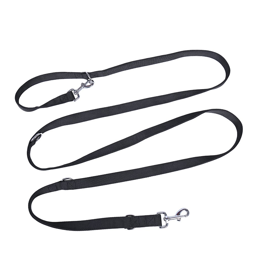 Rinsduall Nylon Dog Leash - Adjustable Heavy Duty Training Lead, 3m Hands Free Strong Line for Large Dogs