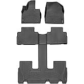 WeatherTech Custom Fit FloorLiners for Hyundai Palisade - Full Set (441578-1-2-3), Black