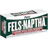 Fels Naptha Laundry Soap Bar & Stain Remover - Pack of 2, 5.0 Oz per bar