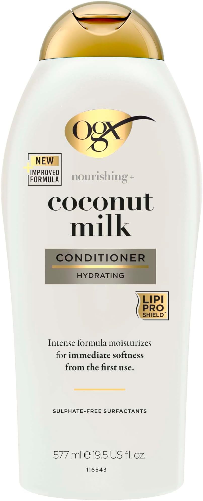 OGX Coconut Milk Hydrating Conditioner 577ml Sulfate Free Nourishing