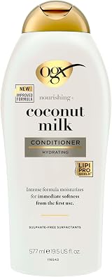 OGX Coconut Milk Hydrating Conditioner 577ml Sulfate Free Nourishing
