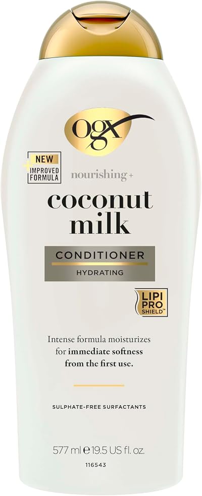 OGX Coconut Milk Hydrating Conditioner 577ml Sulfate Free Nourishing