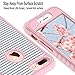 ULAK iPhone 7 Plus Case, Slim Shockproof Flexible TPU Bumper Case Durable Anti-Slip Lightweight Front Back Hard Protective Safe Grip Cover for Apple iPhone 7 Plus 5.5 inch Rose Gold Stripes Minimal