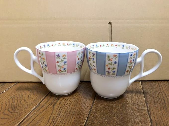 Amazon Co Jp 廃盤 ノリタケ トゥルーラブ ペア マグカップ ピンク ブルー 2客セット Noritake ホビー