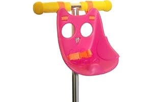 Scootaheadz Owl Scooter Seat – Fun Baby Doll Accessories - Adorable Kids Micro Scooter Accessories - Teddy Carrier for Toddlers - Also Fits Bikes and Trikes - Bike Doll Seat Pink