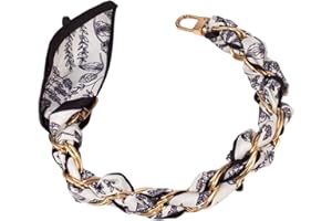 Braided Metal Phone Lanyard Double Buckle Secure 32cm Short for Activities Mobile Hanging Chain Portable Phone Strap