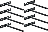 Sayayo EJY8006B-8P Floating Shelf Brackets 8P Hidden Heavy Duty 55lbs