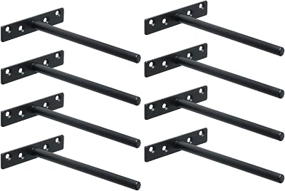 Sayayo EJY8006B-8P Floating Shelf Brackets 8P Hidden Heavy Duty 55lbs