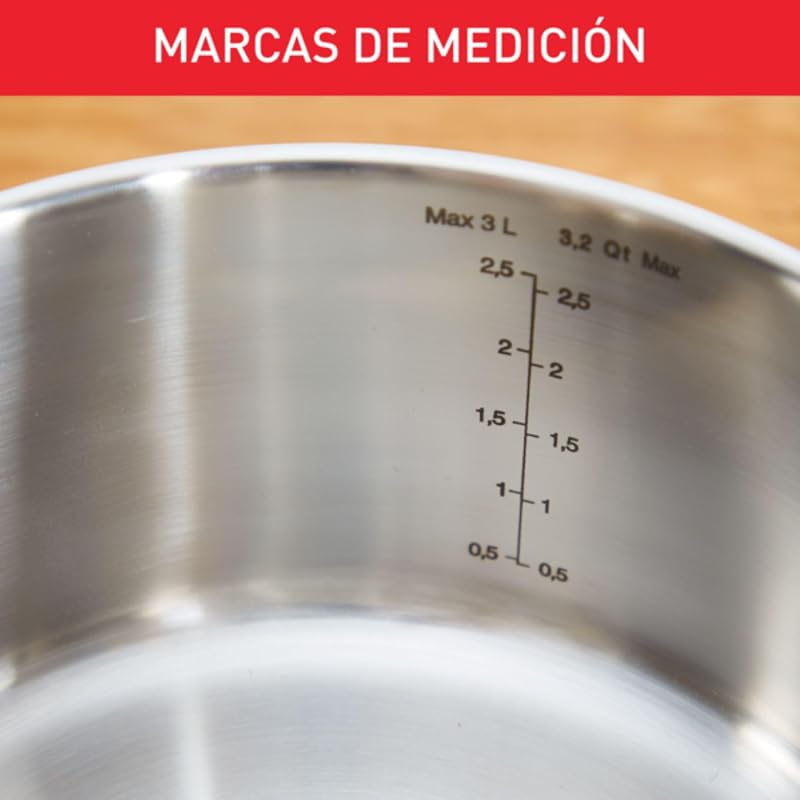 Duetto Plus - Juego de 4 Piezas + 3 Accesorios, Acero inoxidable
