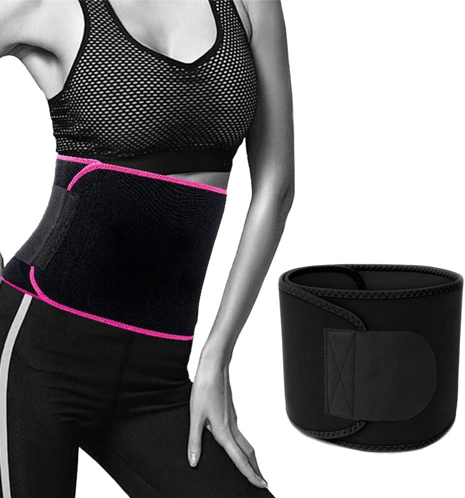 Sweat Waist Trimmer, for Women & Men Sweat Band Waist Trainer, Stomach