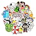 Sticker Pack (200-Pcs), Secret Garden Graffiti Sticker Decals Vinyls for Laptop,Kids,Teens,Cars,Motorcycle,Bicycle,Skateboard Luggage,Bumper Stickers Hippie Decals bomb Waterproof    