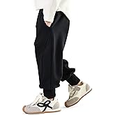 MINI PANDA Toddler Cotton Pull On Jogger,Stylish Girls' Pants