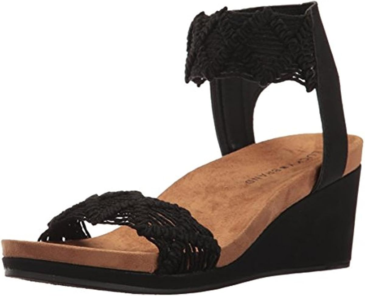lucky brand sandals black
