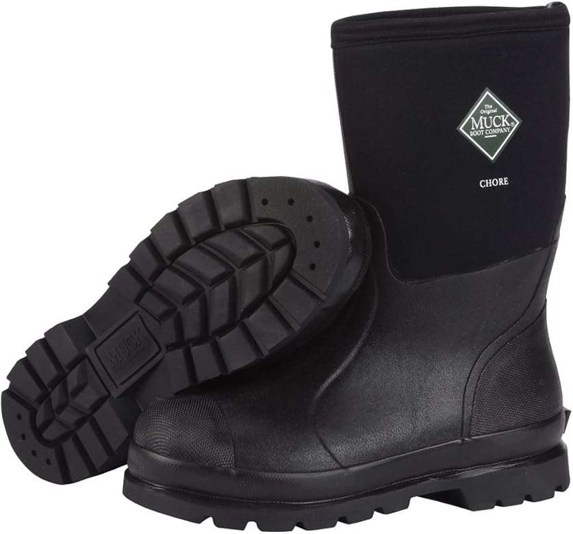 comfortable rubber work boots