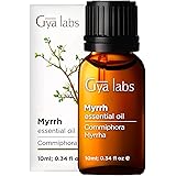 Gya Labs Myrrh Essential Oil for Skin (0.34 fl oz) - 100% Pure Therapeutic Grade Myrrh Oil Essential Oils for Diffuser, Skin,