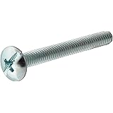 Hillman 111727 1 1 1 8-32 x 1-1/4-Inch Truss Combo Head Machine Screw, 100-Pack,Zinc