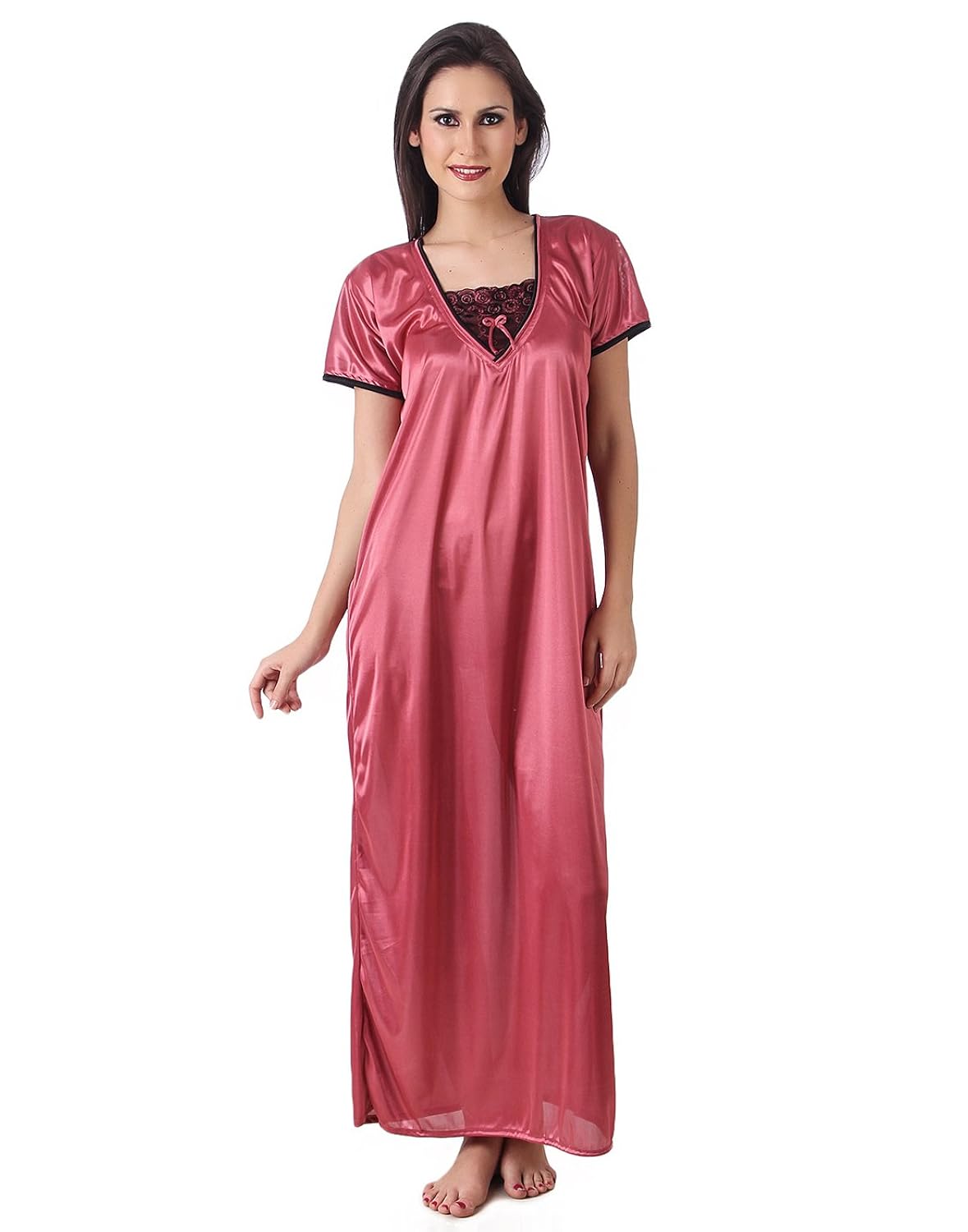 masha women's satin nightdress (free size)