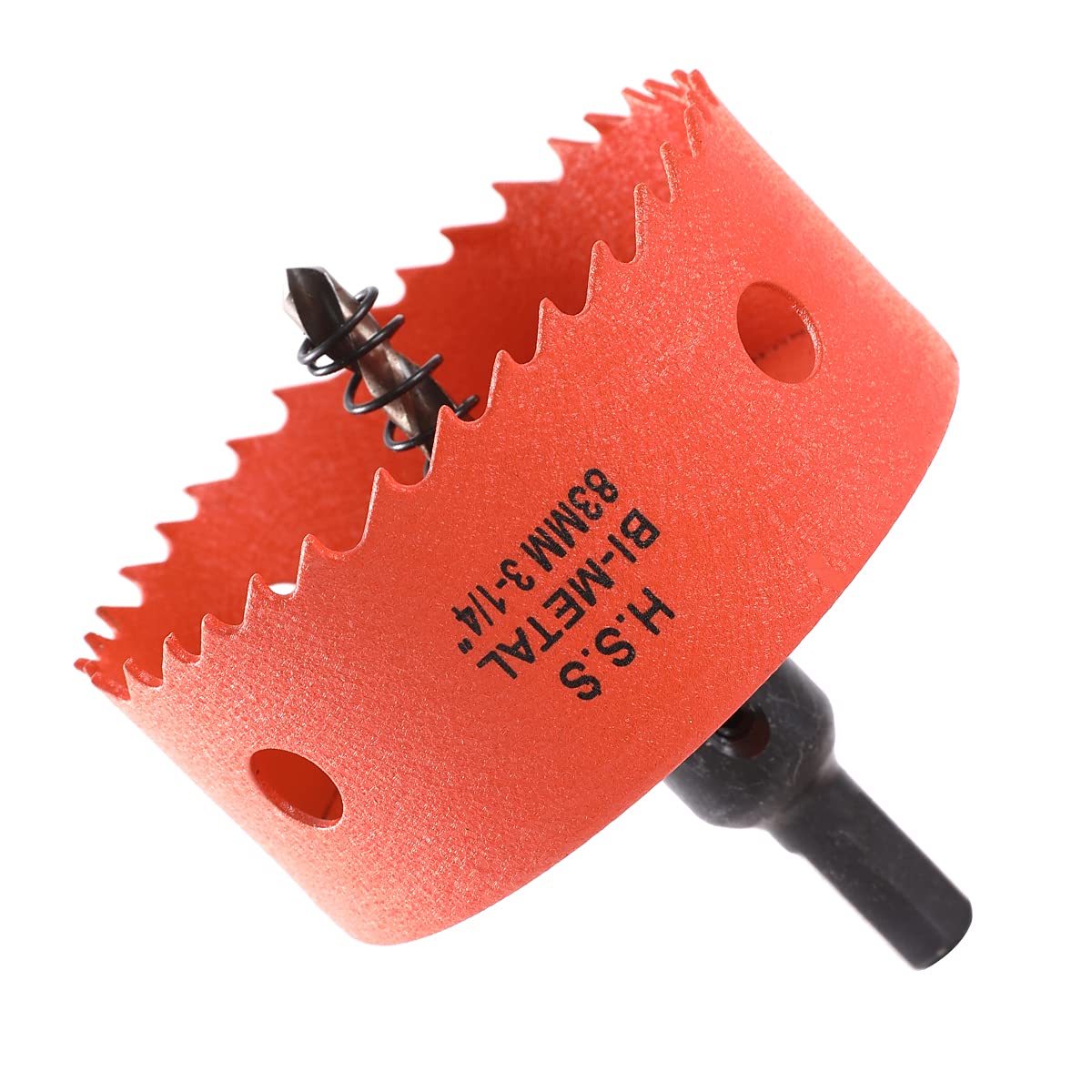 Dribotway 83mm 3-1/4'' Hole Saw, Bi-Metal Hole Saw Drill Bit High Speed Steel, Cutting Circular Holes, for Wood and Metal, Can Easily Drill Wood, Plastic, Plywood, Thin Metal