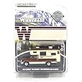 Greenlight 1:64 1982 C20 Silverado Camper Special with Winnebago Slide-in Camper - Dark Chestnut Metallic and Santa Fe Tan Deluxe Two-Tone 30407 [Shipping from Canada]