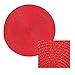 Homcomoda Round Placemats,Red Christmas Round Placemats for Dining Table Set of 6-13.4”(Red)