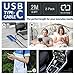 USB Type C Cable, Solocar USB C Cable 2 Pack(6.6ft) Fast Charging Cord for Samsung Galaxy S8,S8 Plus, LG G5 G6 V20, Google Pixel, Nexus 6P/5X, Motorola Moto Z, Nintendo Switch, Macbook and More(Black)