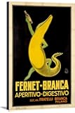Fernet - Branca Vintage Poster France c. 1932 (16x24 Gallery Wrapped Stretched Canvas)