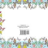 Image de Butterflies Adult Coloring Book: Stress Relieving Patterns