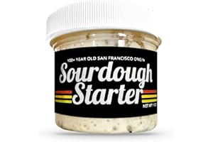 STONEY'S SOURDOUGH PIZZA CO Sourdough Starter | +100 Years Old San Francisco Origin | Live Sourdough Culture | Step-By-Step Instructions On Feeding And Baking Your First Loaf Of Sourdough Bread | Perfect For Beginner Bakers | 1 Oz. Jar
