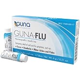Guna Flu for Relief of Flu-Like Symptoms, Body Aches, Headache, Fever, Chills and Fatigue 6 Tubes