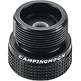 CAMPINGMOON Camping Canister Propane Gas Stove Grill Adapter, Input: EN417 Lindal Valve Canister, Output: CGA 600 Connection BKZ20 (Black CGA 600 Adapter)
