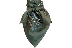 Wyoming Traders 20" Equestrian Horse Reining 100% Silk Cowboy Bandana Wild Rag Scarf XSmall Mini