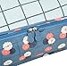 Vercord 7 Set Travel Packing Organizers Cubes Luggage Suitcase Organizer Bags Clothes Underwear Cube Shoe Pouch Pack Blue Flower